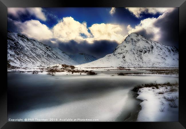 Buachaille Etive Beag, Glencoe. Framed Print by Phill Thornton