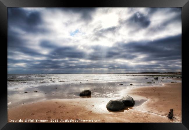 Calm before the storm. Framed Print by Phill Thornton