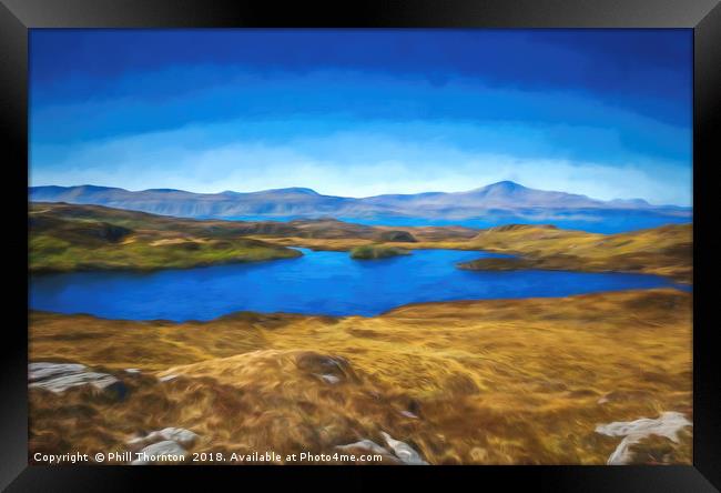 Isle of Skye and The Storr from The Isle of Raasay Framed Print by Phill Thornton