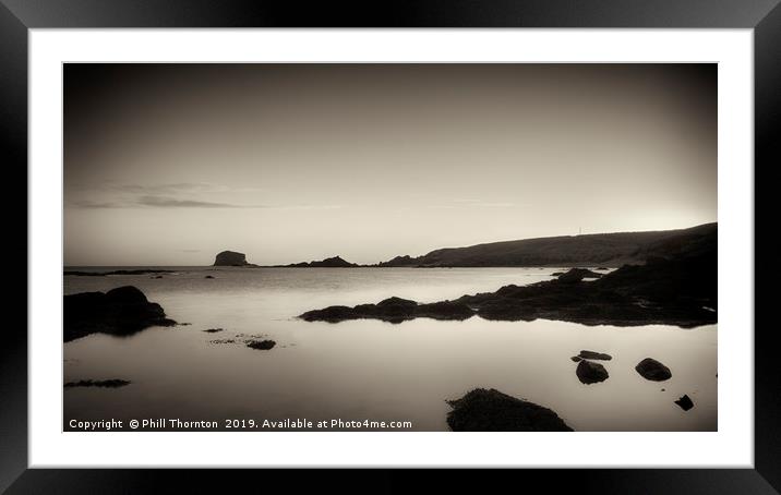 Bass Rock Framed Mounted Print by Phill Thornton