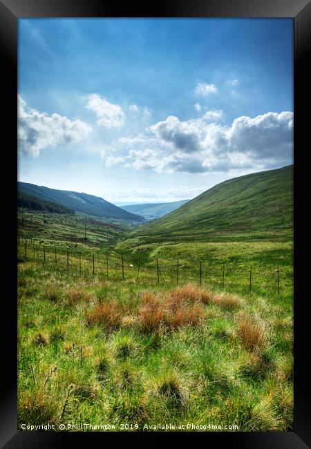 The string mountain glen, Isle of Arran. Framed Print by Phill Thornton