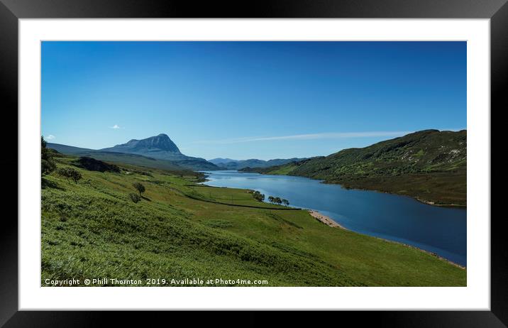 Ben Hope the most northerly Munro Framed Mounted Print by Phill Thornton