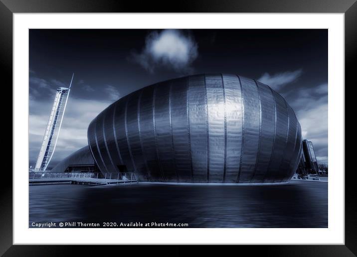 Glasgow Science Centre No. 2 Framed Mounted Print by Phill Thornton