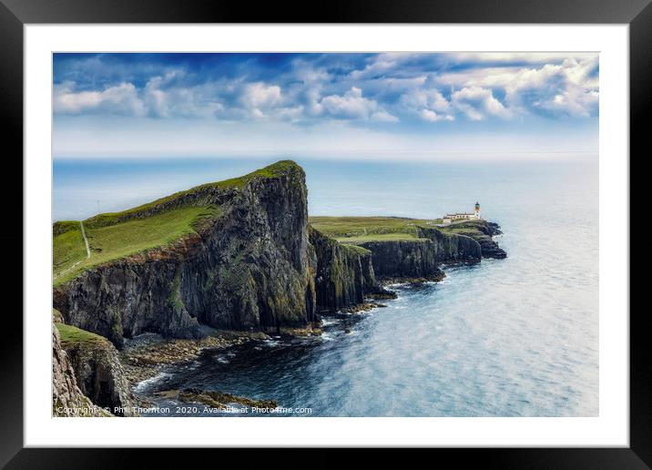 Neist Point, Isle of Skye. Framed Mounted Print by Phill Thornton
