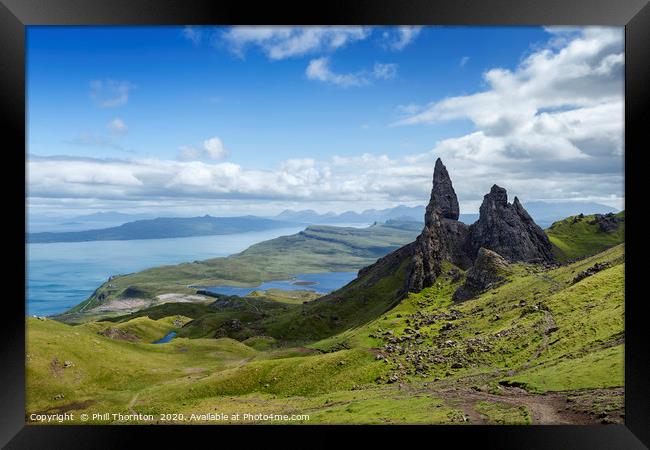 Old Man of Storr  Framed Print by Phill Thornton