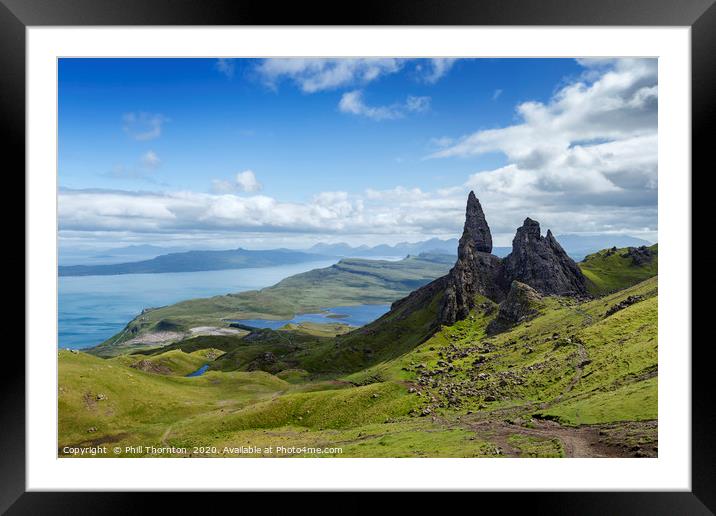 Old Man of Storr  Framed Mounted Print by Phill Thornton