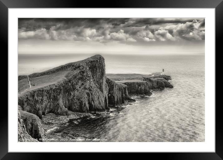 Neist Point, Isle of Skye. Framed Mounted Print by Phill Thornton