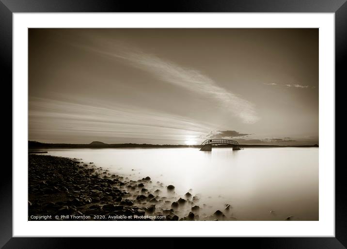 Bridge to Nowhere No.1 Framed Mounted Print by Phill Thornton