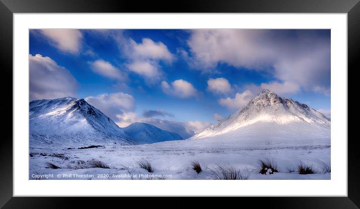Buachaille Etive Mor No.2 Framed Mounted Print by Phill Thornton