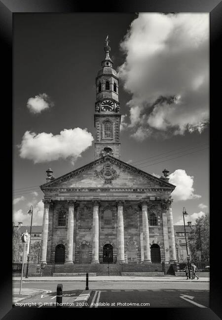 St. Andrew's in the Square, Glasgow church. Framed Print by Phill Thornton