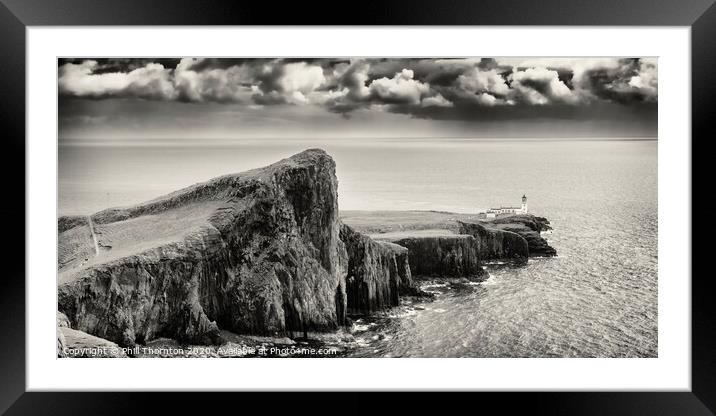 Neist Point panorama, Isle of Skye  Framed Mounted Print by Phill Thornton