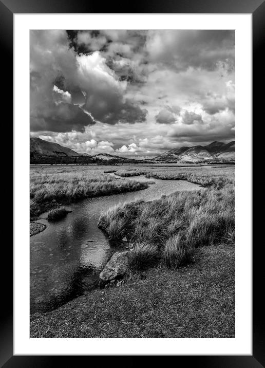 Stormy Derwent Water Framed Mounted Print by Scott Paul