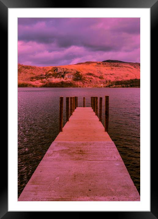 Twilight over Derwent Water Framed Mounted Print by Scott Paul