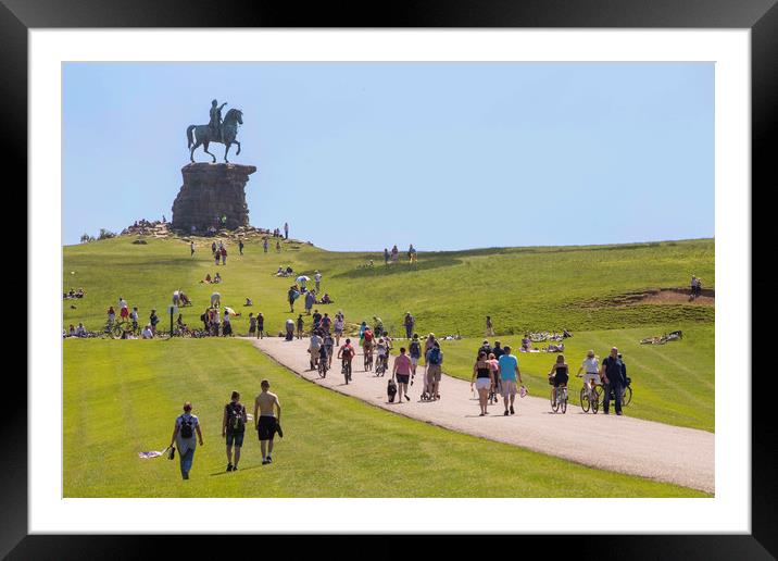 The Copper Horse, Windsor Great Park Framed Mounted Print by Steve Mantell