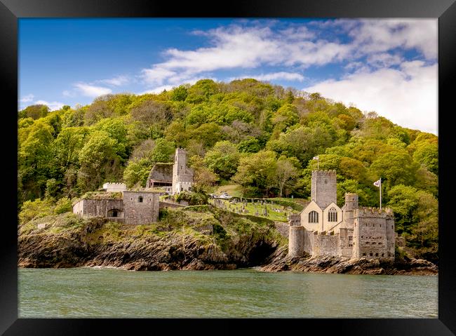 Dartmouth Castle Framed Print by Steve Mantell