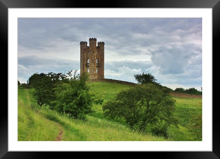 Broadway Tower Framed Mounted Print by Susan Snow
