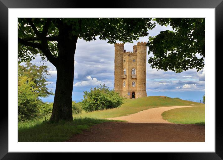 Broadway Tower in the Cotswolds Framed Mounted Print by Susan Snow