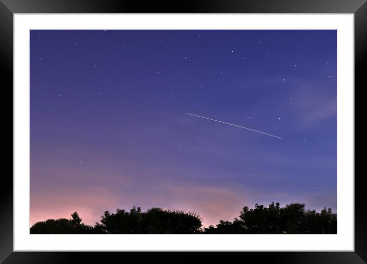 The International Space Station Framed Mounted Print by Susan Snow