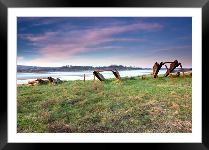 Purton Ships’ Graveyard - King / Sally of London Framed Mounted Print by Susan Snow