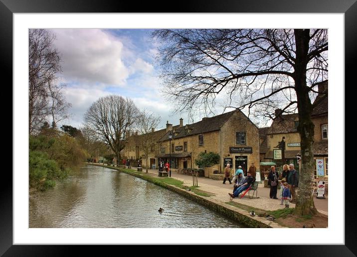 Bourton-on-the-Water Framed Mounted Print by Susan Snow