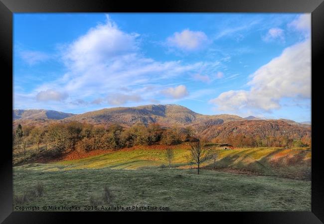 Tarn Hows Framed Print by Mike Hughes