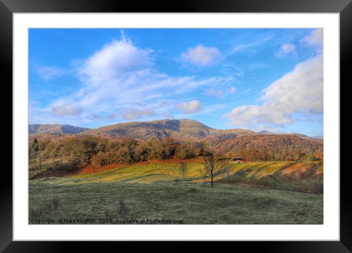 Tarn Hows Framed Mounted Print by Mike Hughes