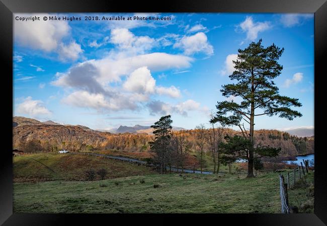 Tarn Hows Framed Print by Mike Hughes