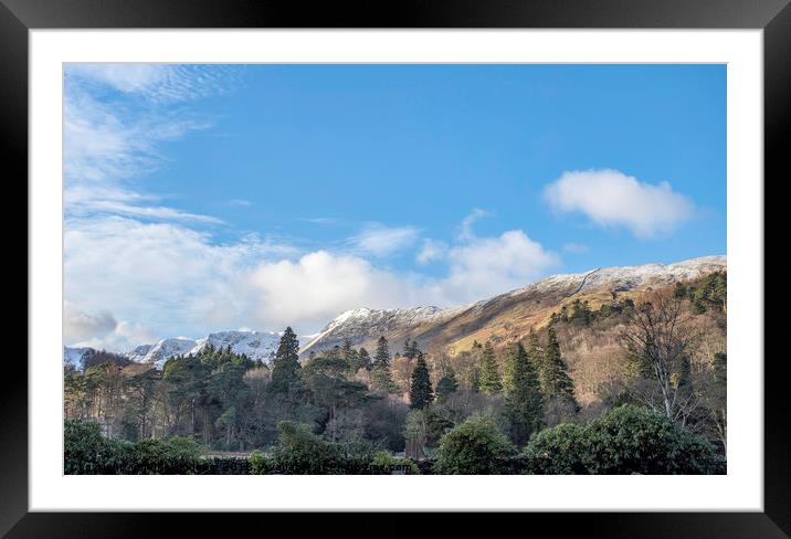 Patterdale  Framed Mounted Print by Mike Hughes