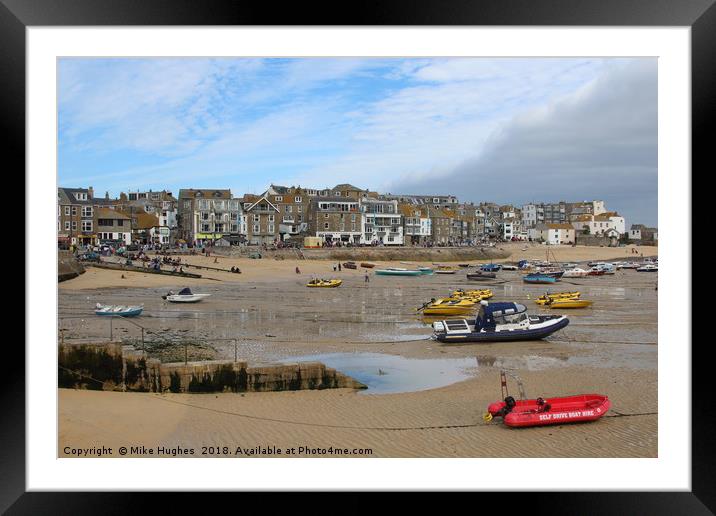 Newquay  Framed Mounted Print by Mike Hughes