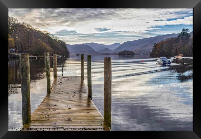 Derwent water Framed Print by Mike Hughes