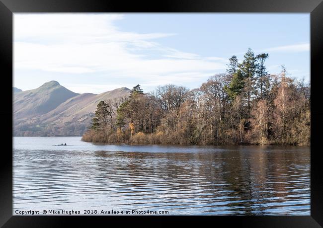 derwent Water Framed Print by Mike Hughes