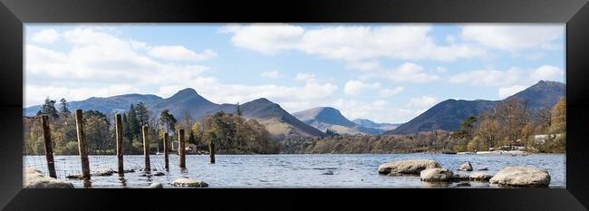 Derwent panoramic View Framed Print by Mike Hughes