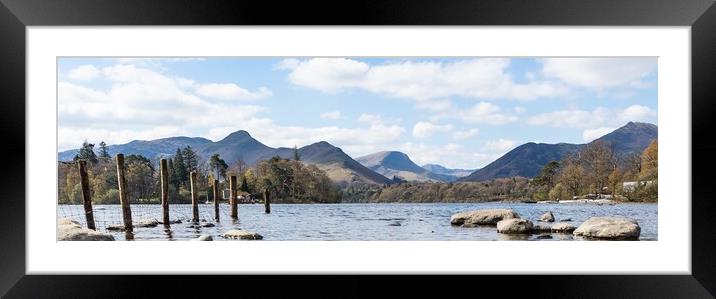 Derwent panoramic View Framed Mounted Print by Mike Hughes
