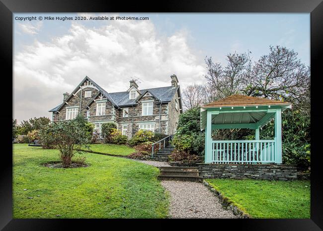 The Lakehouse hotel, Ambleside Framed Print by Mike Hughes
