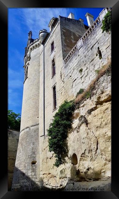 ‎⁨Château de Brézé⁩, ⁨Brézé⁩, Loire, ⁨France⁩ Framed Print by Penny Martin