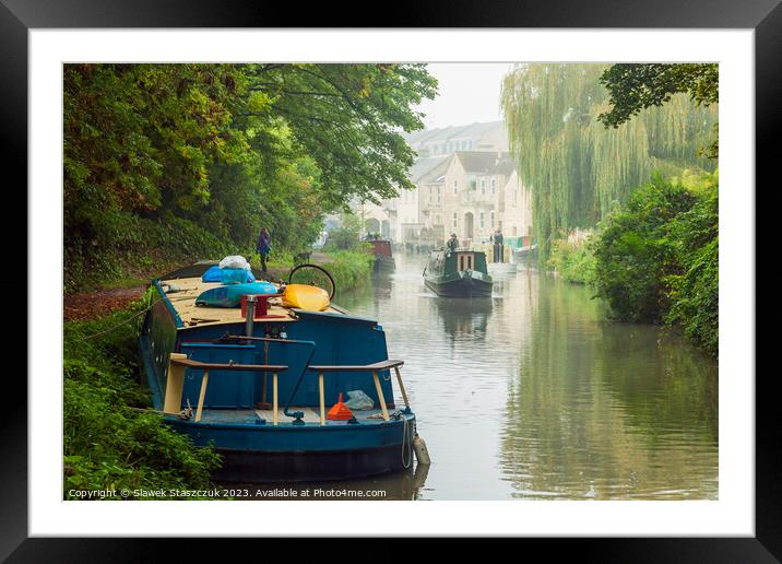 Kennet and Avon Canal Framed Mounted Print by Slawek Staszczuk