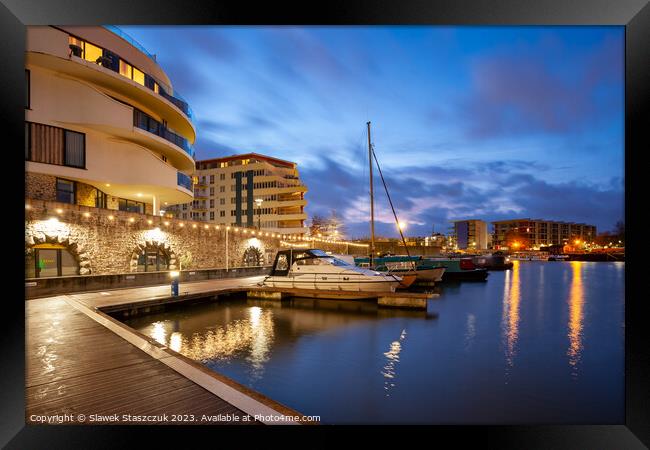 Harbour Inlet Framed Print by Slawek Staszczuk