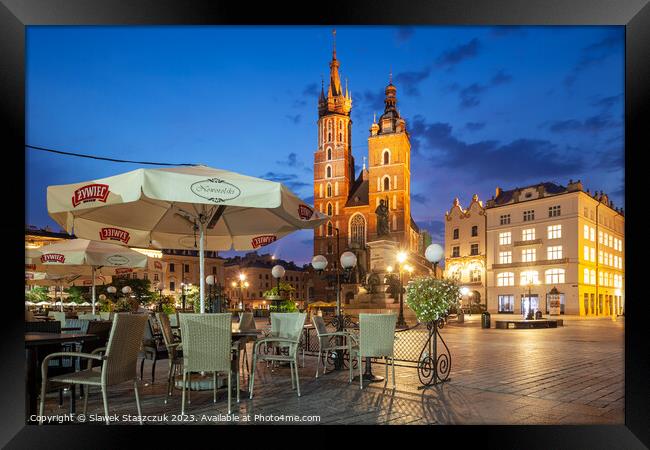 Krakow Old Town Framed Print by Slawek Staszczuk