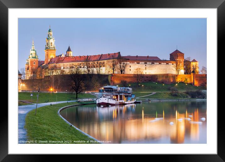 Wawel Castle Framed Mounted Print by Slawek Staszczuk