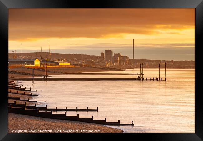 Brighton Rise Framed Print by Slawek Staszczuk