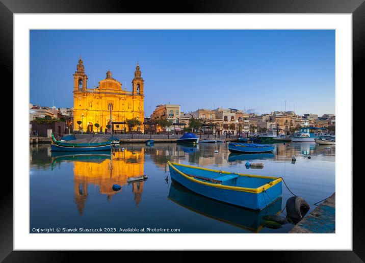 Maltese Dawn Framed Mounted Print by Slawek Staszczuk