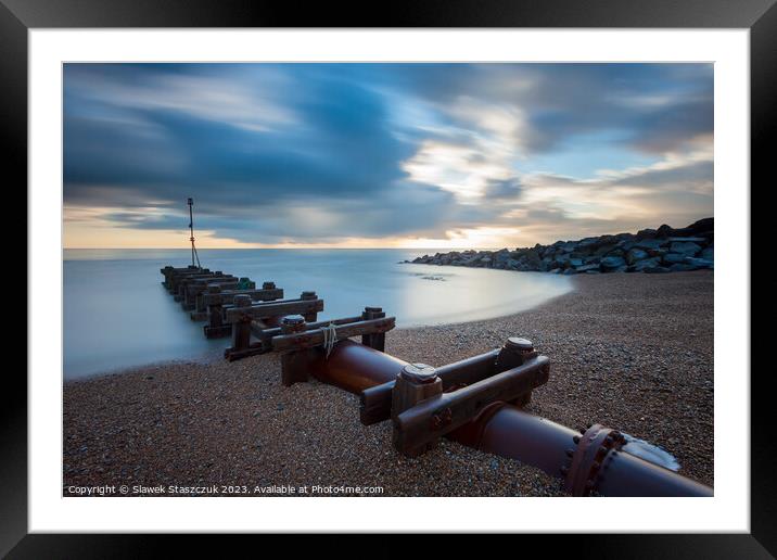 Rottingdean Framed Mounted Print by Slawek Staszczuk