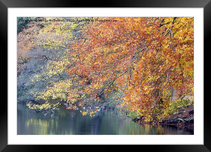 Autumn reflections, Yorkshire Dales National Park, Framed Mounted Print by Wendy McDonnell