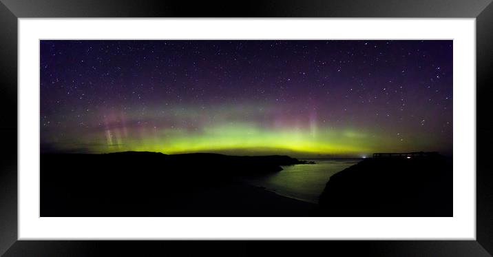 Northern Skies - Durness Scotland Framed Mounted Print by Kingsley Summers