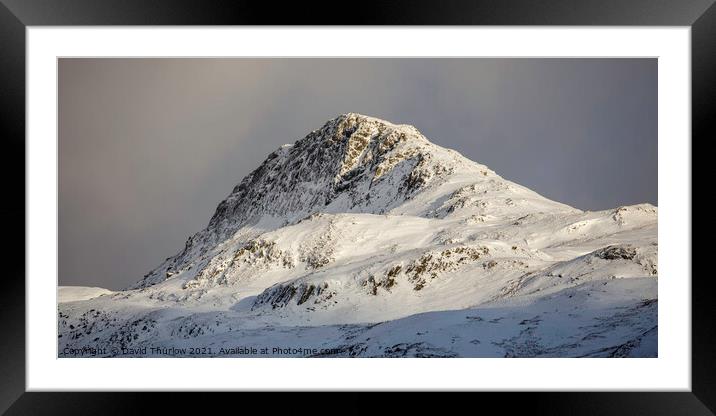 Outdoor mountain Framed Mounted Print by David Thurlow