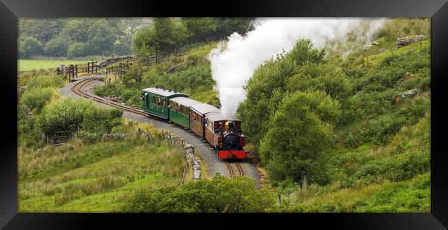 Welsh Highland Heritage Railway's Russell  Framed Print by David Thurlow