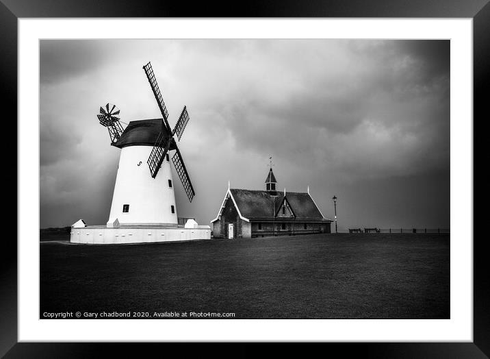 Lytham Windmill  Framed Mounted Print by Gary chadbond
