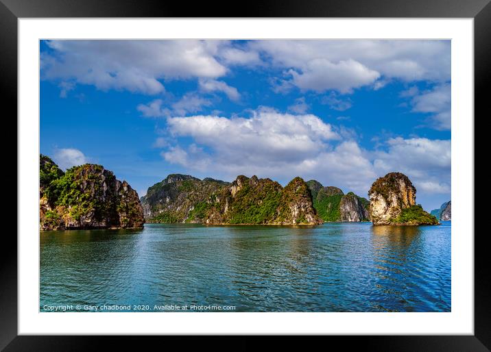 Ha Long Bay Framed Mounted Print by Gary chadbond