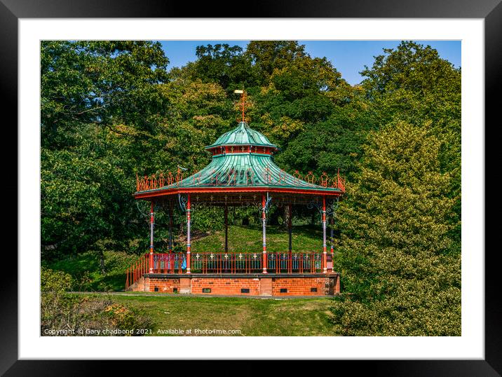BandStand Framed Mounted Print by Gary chadbond