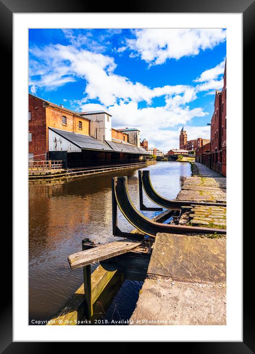 Wigan Pier and Trencherfield Mill Framed Mounted Print by Jon Sparks